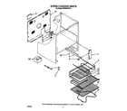 Whirlpool RF396PCXW1 oven chassis diagram