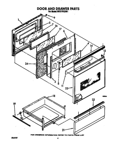 Door and drawer
