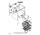 Whirlpool RF377PXXW1 oven diagram