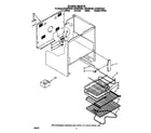 Whirlpool RF366PXXW1 oven diagram