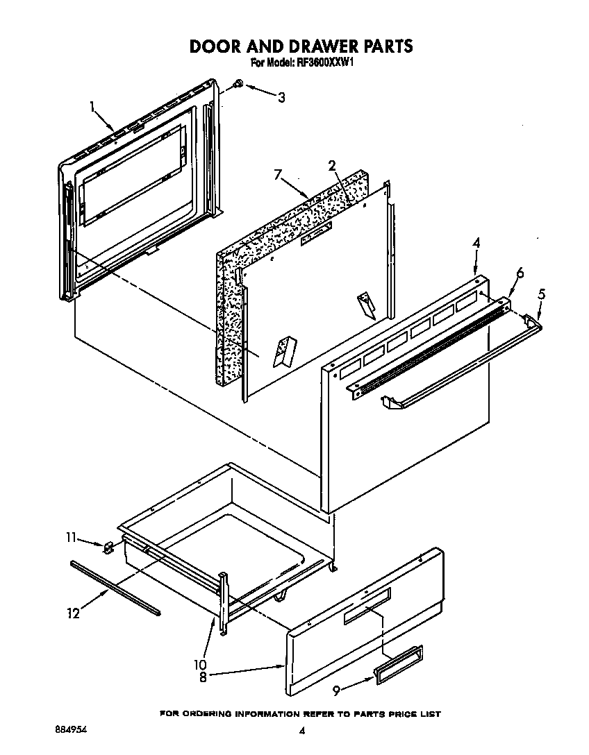 Door and drawer