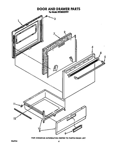 Door and drawer