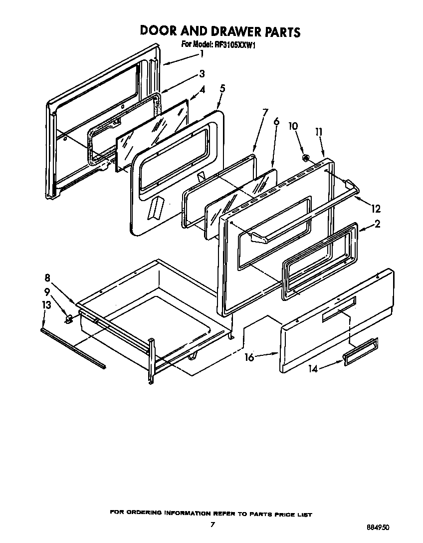 Door and drawer