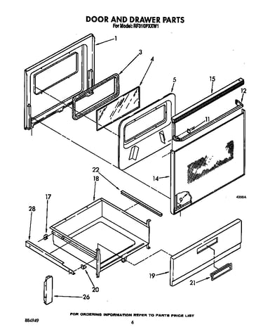 Door and drawer
