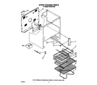 Whirlpool RF396PCXW0 oven chassis diagram