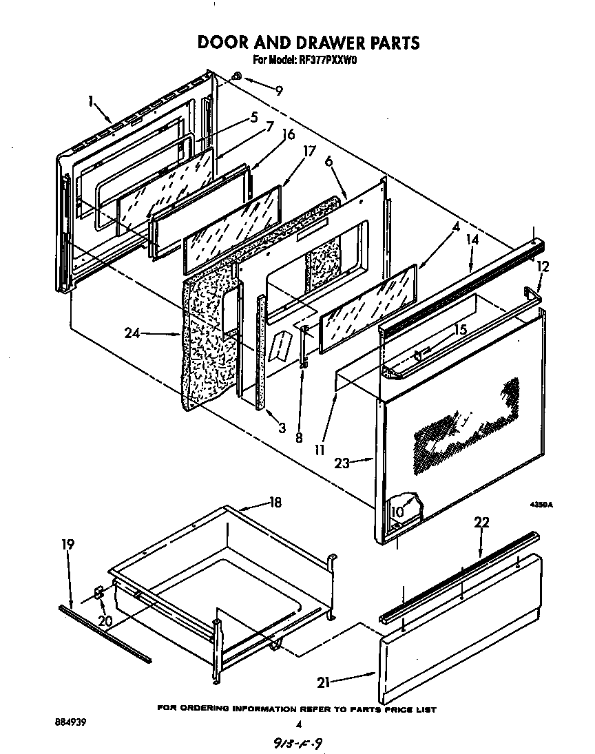 Door and drawer