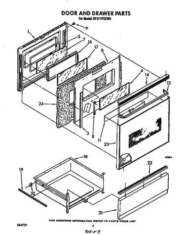 Door and drawer