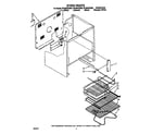 Whirlpool RF366PXXW0 oven diagram