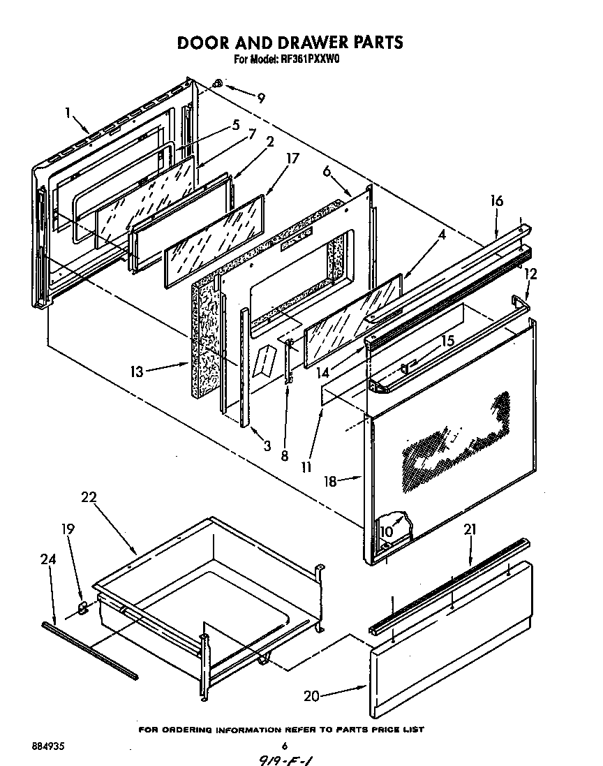 Door and drawer