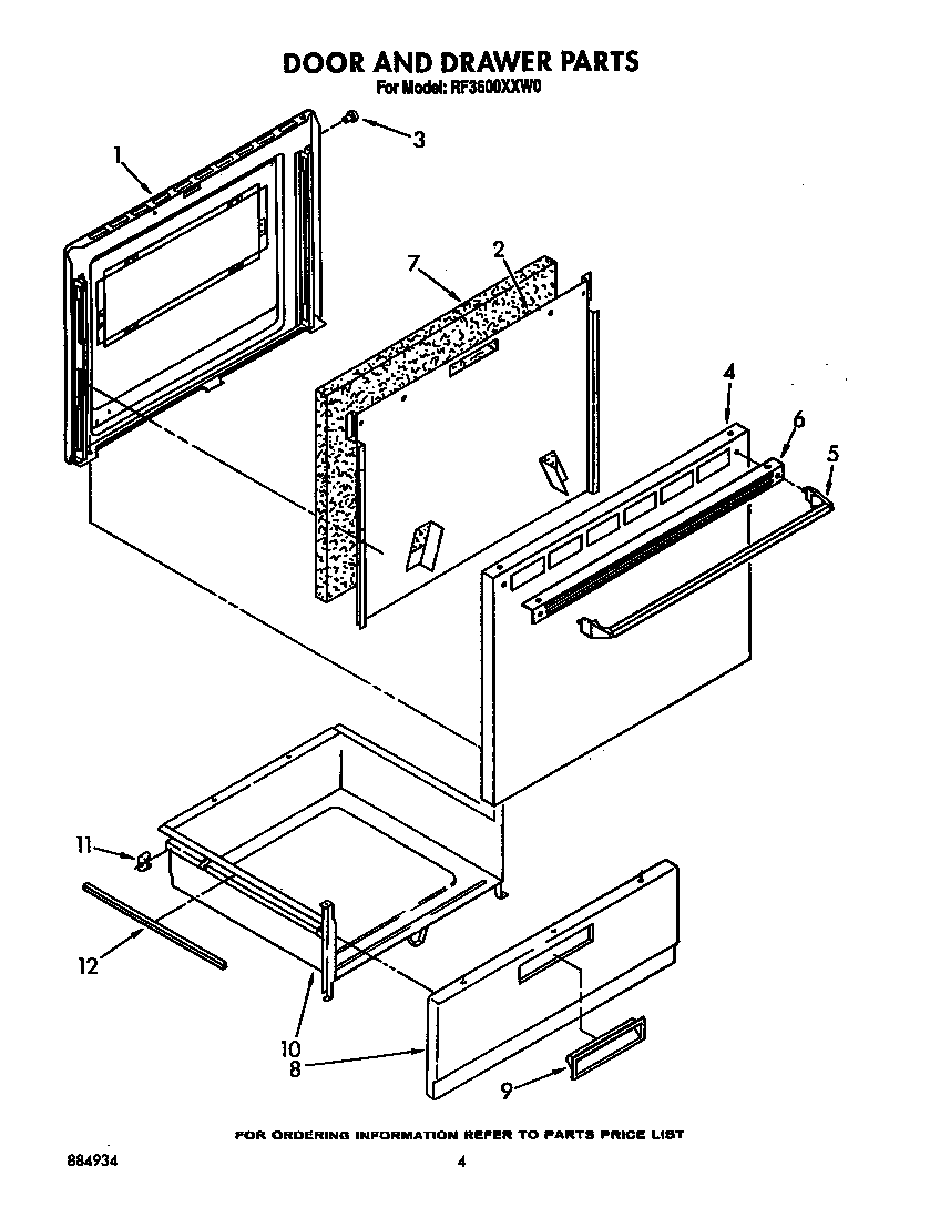 Door and drawer