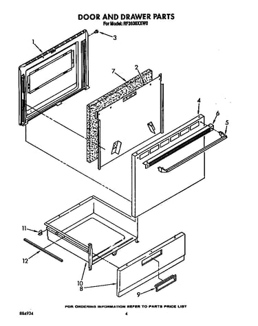 Door and drawer