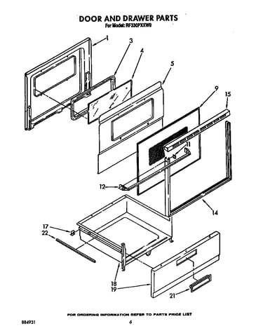 Door and drawer
