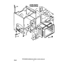 Whirlpool RF316PXXW0 oven diagram