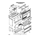Whirlpool RM988PXVW5 upper chassis diagram