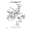 Whirlpool RM988PXVW5 magnetron and air flow diagram