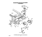 Whirlpool RM988PXVW4 magnetron and air flow diagram