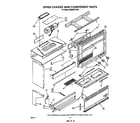 Whirlpool RM996PXVW2 upper chassis and component diagram