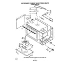 Whirlpool RM996PXVW2 microwave cabinet and stirrer diagram