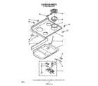 Whirlpool RM988PXVW2 cook top diagram