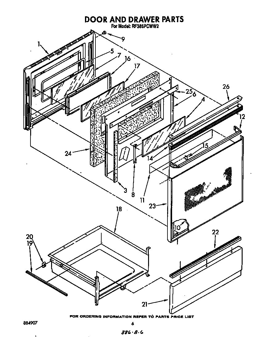 Door and drawer