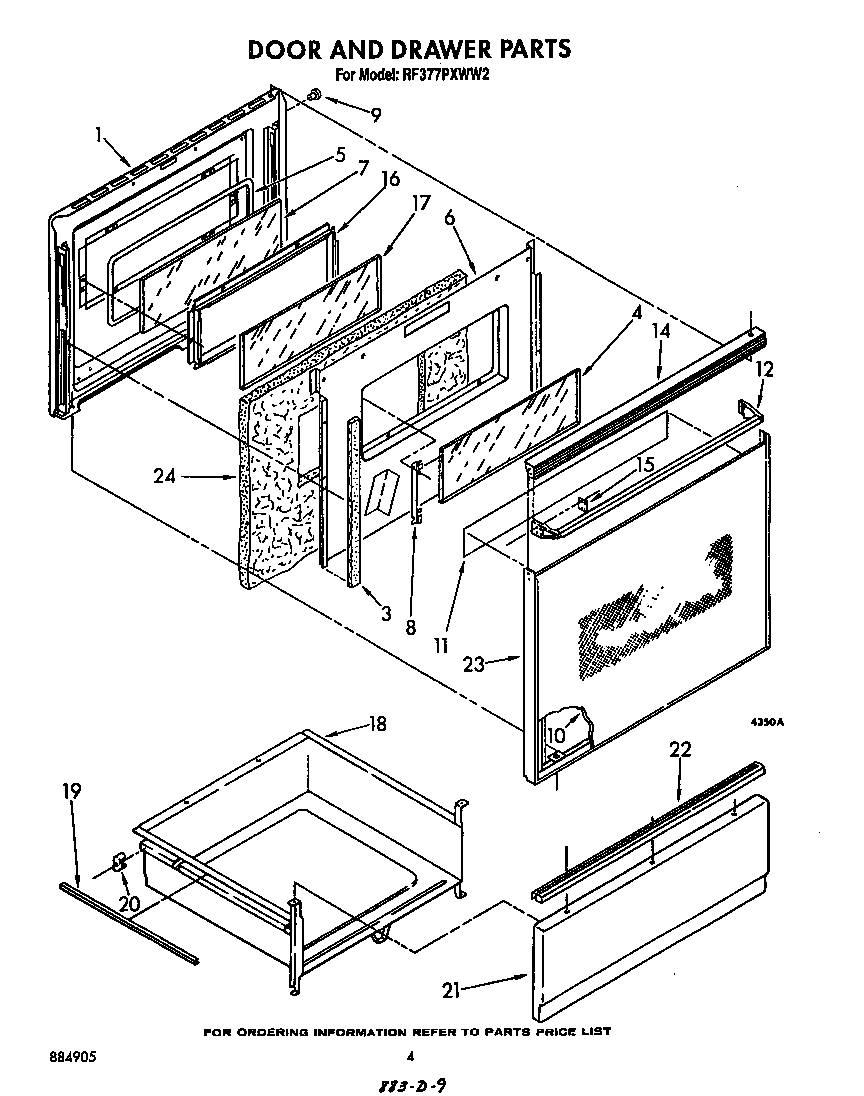 Door and drawer