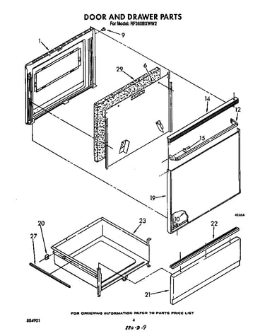 Door and drawer