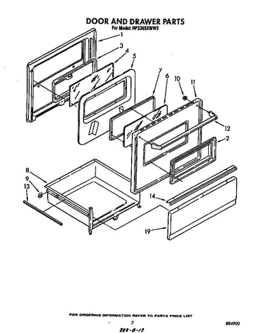 Door and drawer