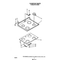 Whirlpool RF317PXWW2 cooktop diagram