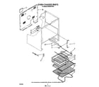 Whirlpool RF396PXVW3 oven chassis diagram