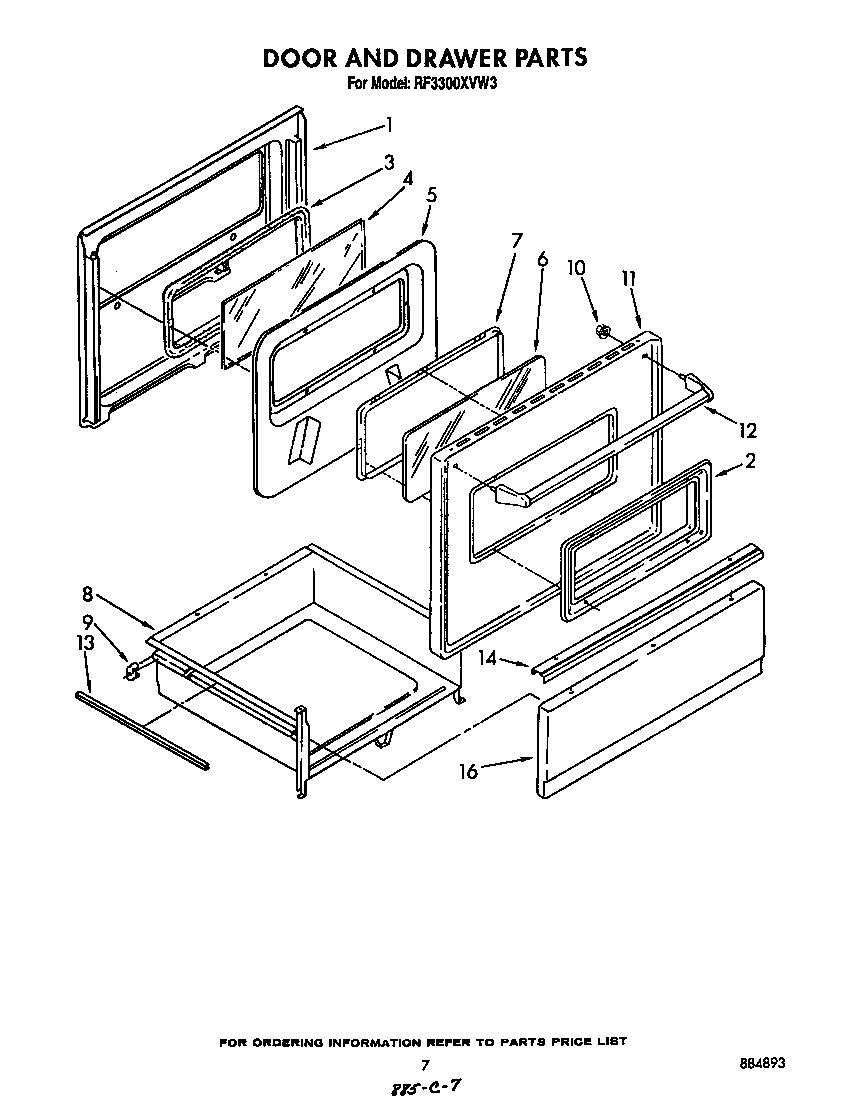 Door and drawer
