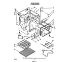 Whirlpool RF327PXVW3 oven diagram