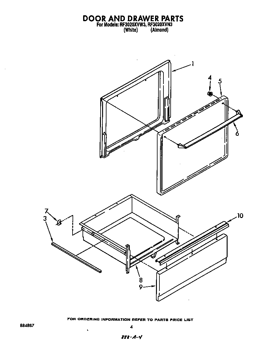 Door and drawer