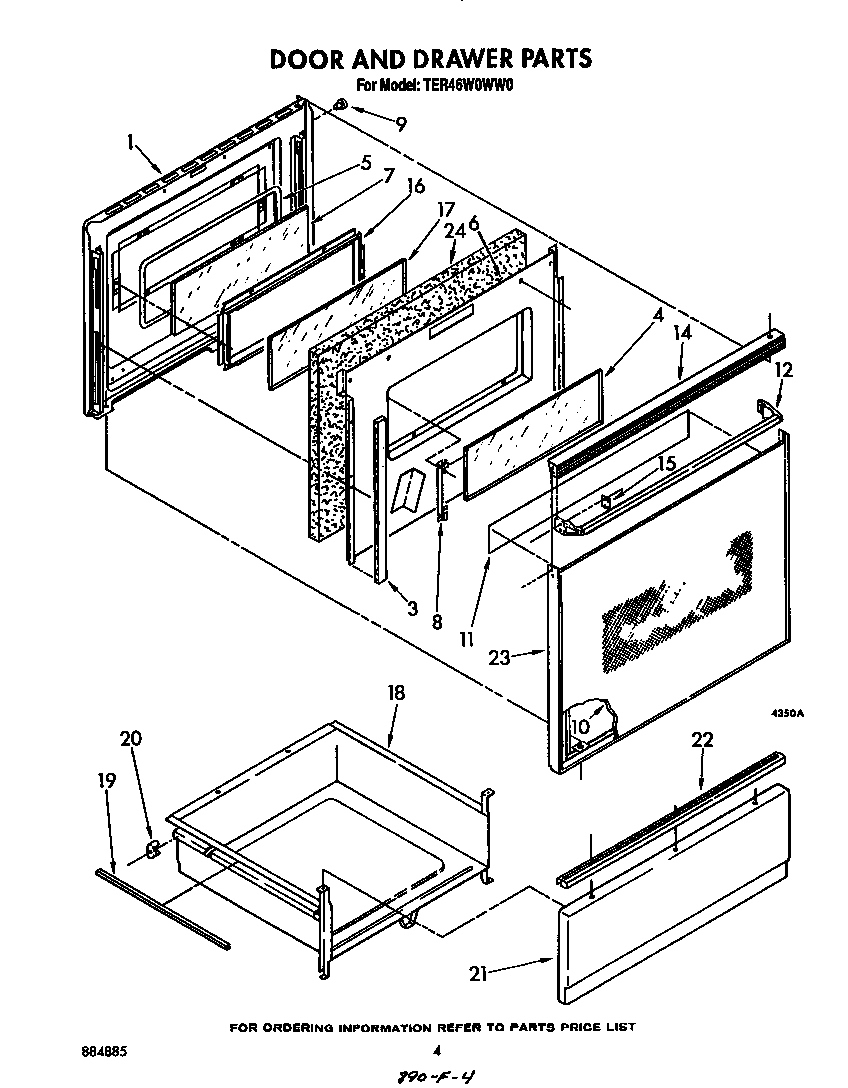 Door and drawer