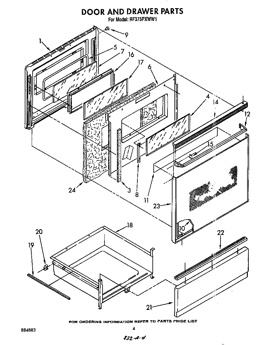 Door and drawer