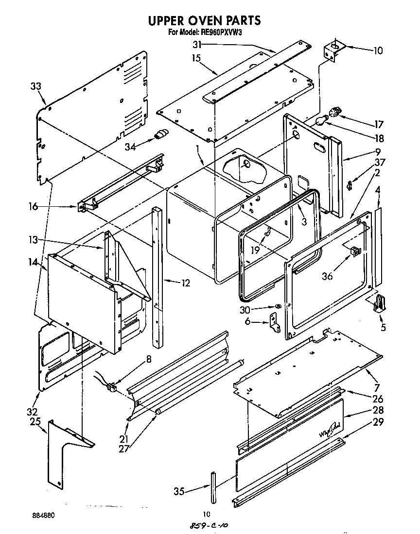 Upper oven