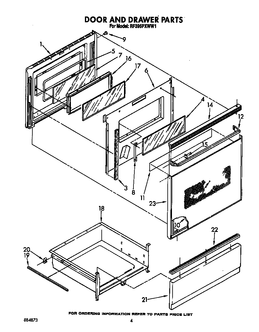 Door and drawer