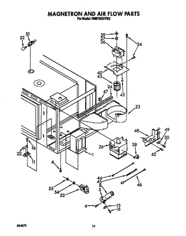 Magnetron and air flow