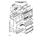Whirlpool RM978BXVW2 microwave cabinet diagram