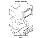 Whirlpool RM278BXV4 microwave cabinet diagram