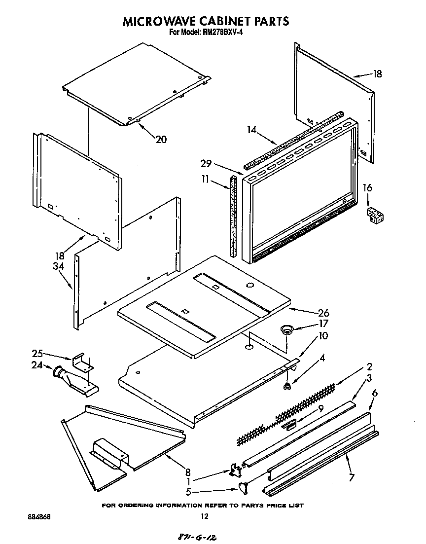 Microwave cabinet