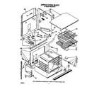 Whirlpool RB276PXV2 upper oven diagram
