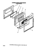 Lower oven door