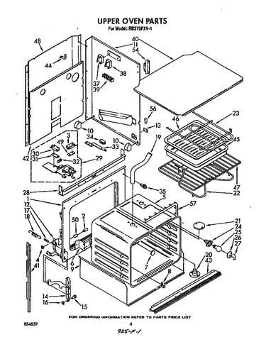 Upper oven