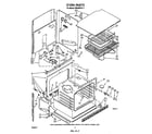 Whirlpool RB265PXV1 oven diagram