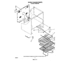 Whirlpool RF396PXVW2 oven chassis diagram