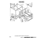Whirlpool RF385PXWW1 oven diagram