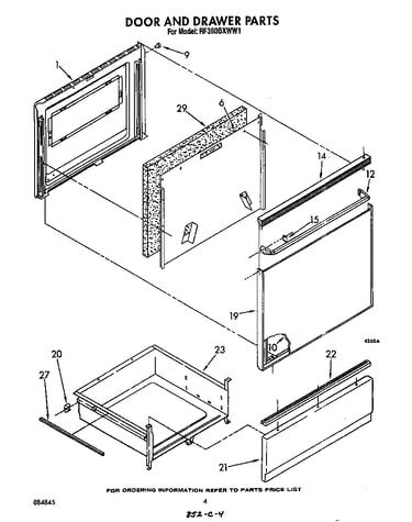 Door and drawer