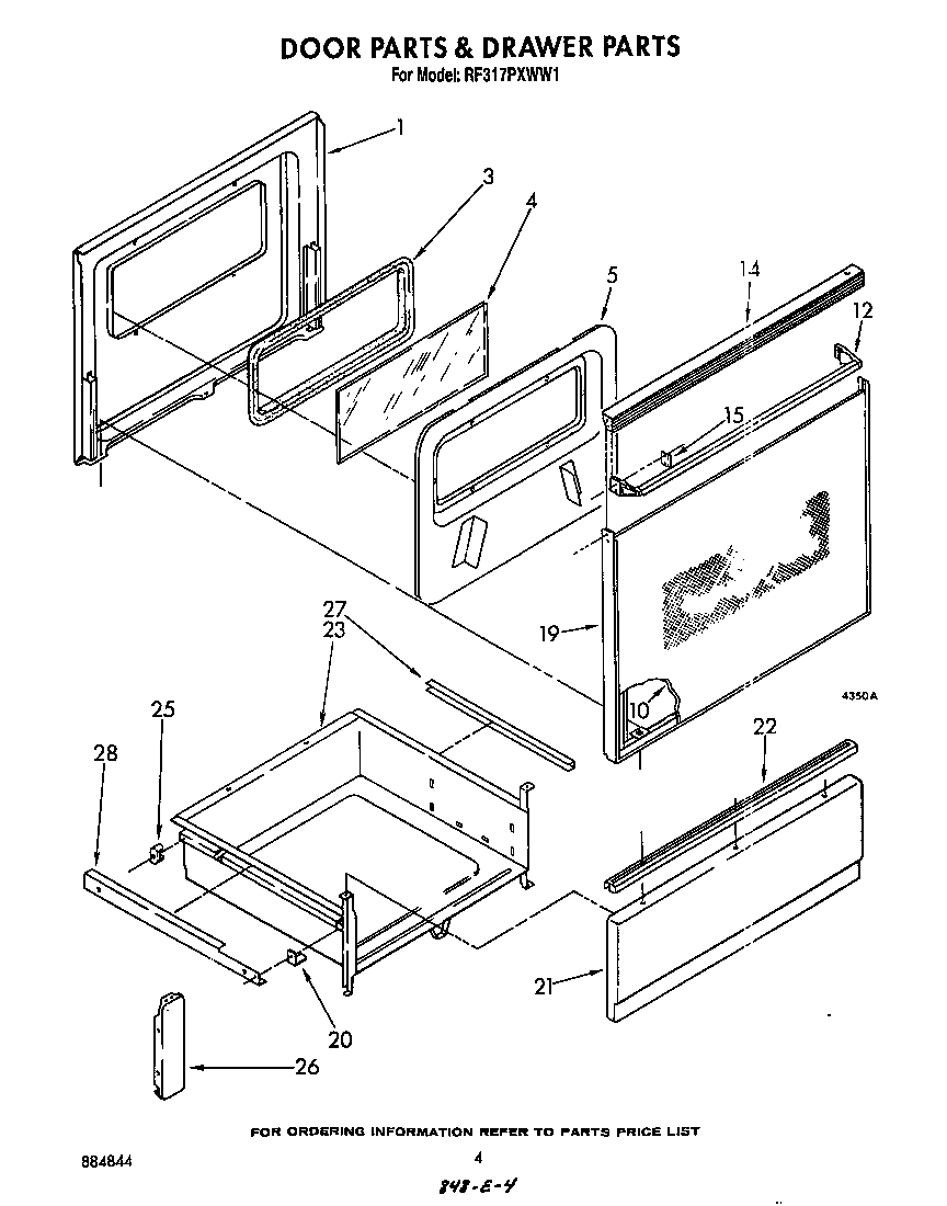 Door and drawer