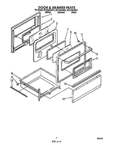 Door and drawer