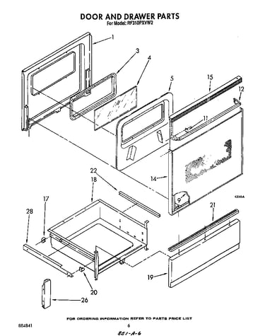 Door and drawer